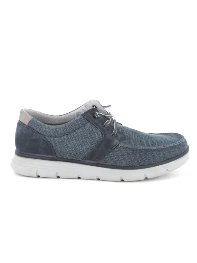 Imac Sneakers Ανδρικό δέρμα Μπλέ IMA/102260 BLUE - 41 2
