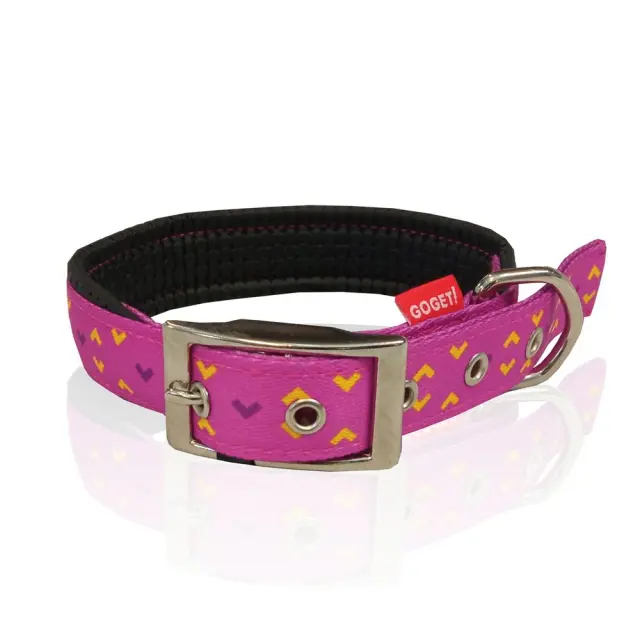 Pet Interest Motivo Κολάρο Σκύλου Rosa Ροζ 3XL 2,5x65cm