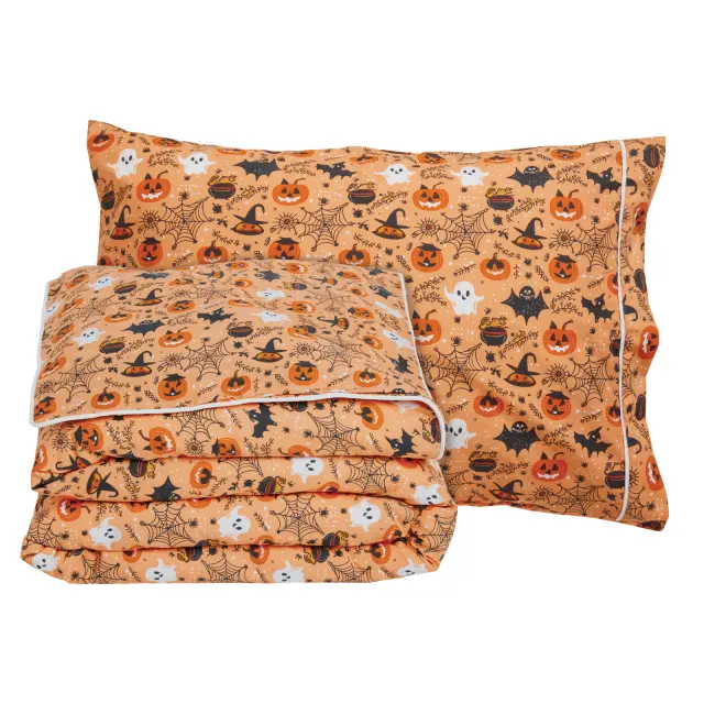 Σετ Παπλωματοθήκη 160x240 Μονή Kid Das Home 4969 Orange 70% Βαμβάκι-30% Πολυέστερ 3