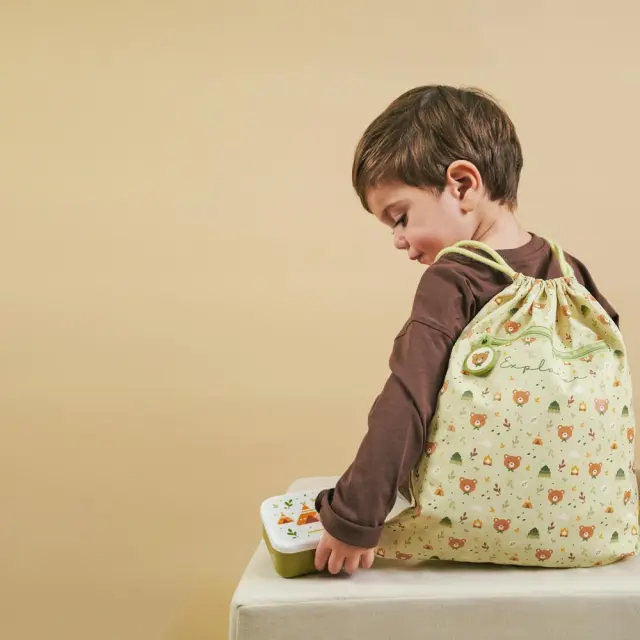 MINILAND ΠΑΙΔΙΚΟ ΣΑΚΙΔΙΟ ΠΛΑΤΗΣ ΜΕ ΚΟΡΔΟΝΙΑ KIDDIE SACK EXPLORER 3