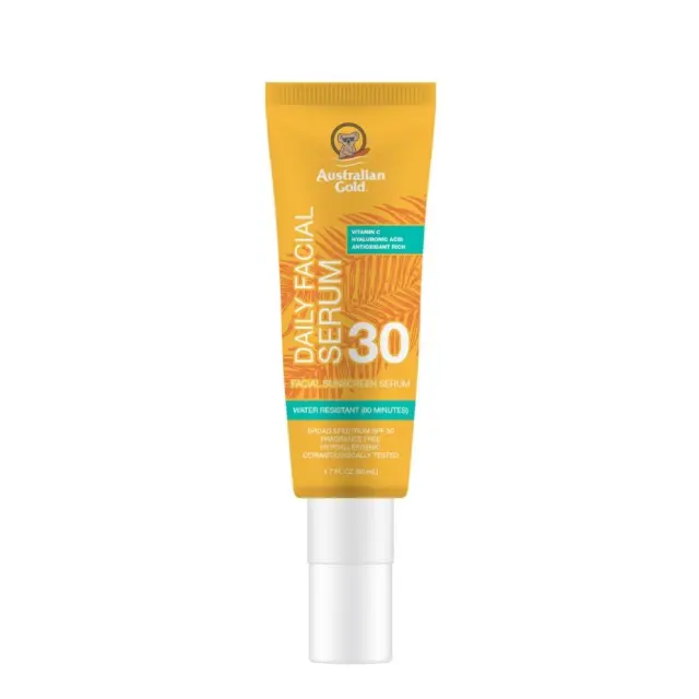 Αντηλιακό Serum Προσώπου με SPF 30 με υαλουρονικό οξύ 50mL - Australian Gold Μονόχρωμο