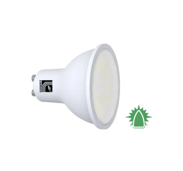 LED ΛΑΜΠΑ GU10 5W 230V 105° ΠΡΑΣΙΝΟ