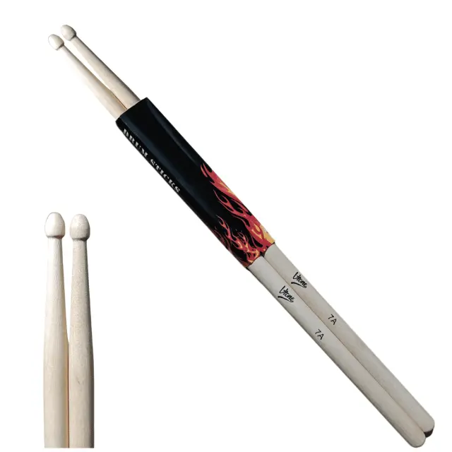 V-TONE DS 7A drumsticks maple wood natural lightweight set of 2 pcs 3