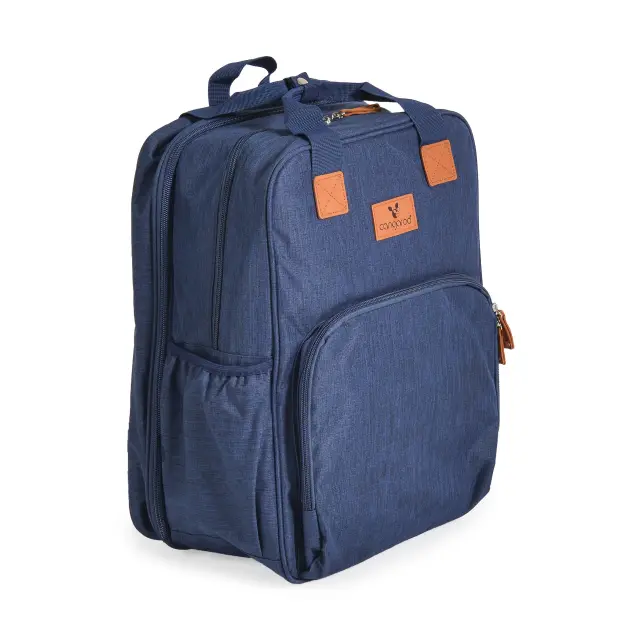 CANGAROO - 2 in 1 Diaper bag-cot Liana blue - 3800146268718 3