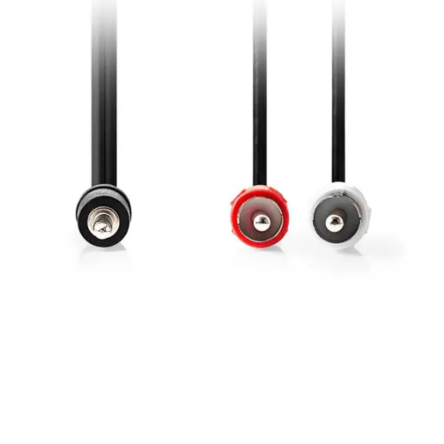 Καλώδιο 2x RCA αρσ. - 3.5mm Stereo αρσ, 10m.