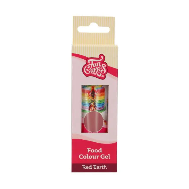 Funcakes Τζελ Βρ. Χρώματος - Red Earth - 30γρ.
