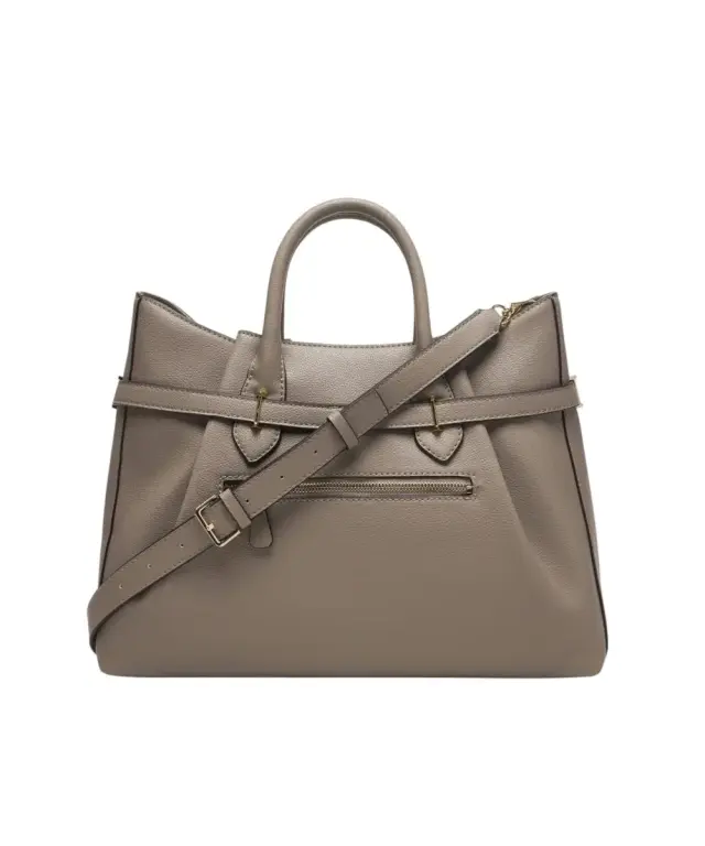 Guess - Γυναικεία Τσάντα Ώμου/Χειρός Yesba Saffiano HWBG7833070-DRT Καφέ 3