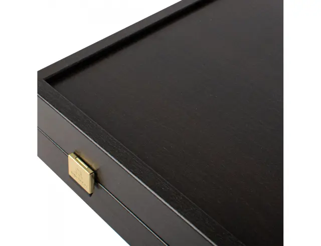 Σετ Χειροποίητο Τάβλι Basic Wenge Replica Wood Manopoulos με υποδοχές για πούλια και διαστάσεις 48x30cmBXL1VV 3