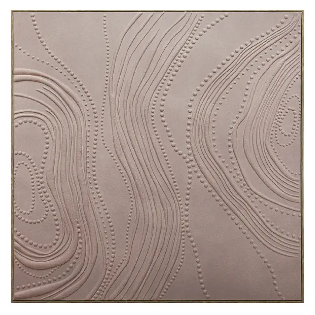 Πίνακας σε καμβά σομόν 80x80x3,5cm Espiel FAL314