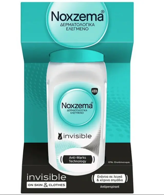 Noxzema Invisible Her Antiperspirant Αποσμητικό 48h σε Roll-On 50ml