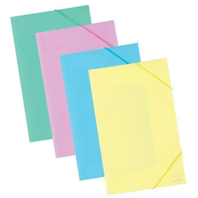 Typotrust Φάκελος PP Λάστιχο 25x35 Pastel Κίτρινο