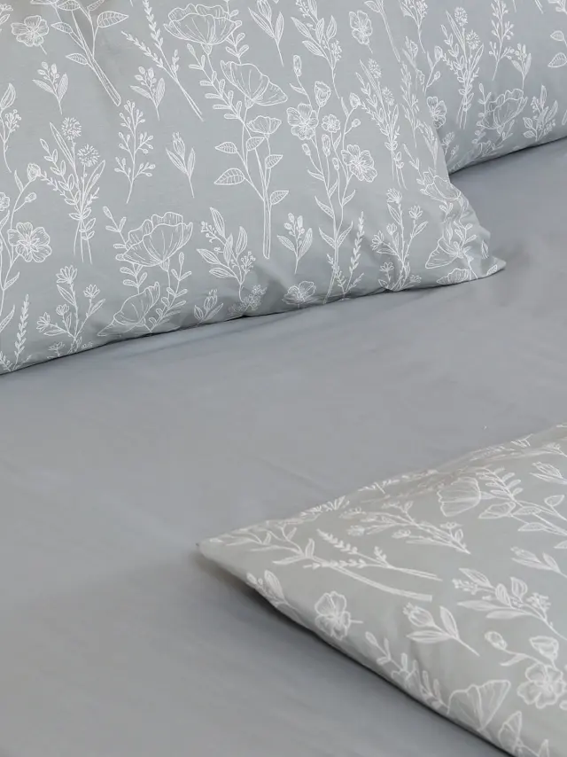 Σετ Σεντόνια Cotton Feelings 2050 Grey Μονό (165x270) Sunshine 2