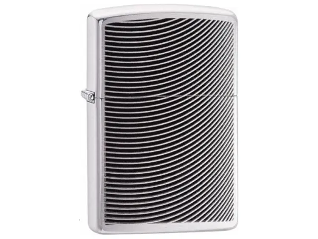 Αναπτηρας Zippo χρωμιου με γραμμες 29913