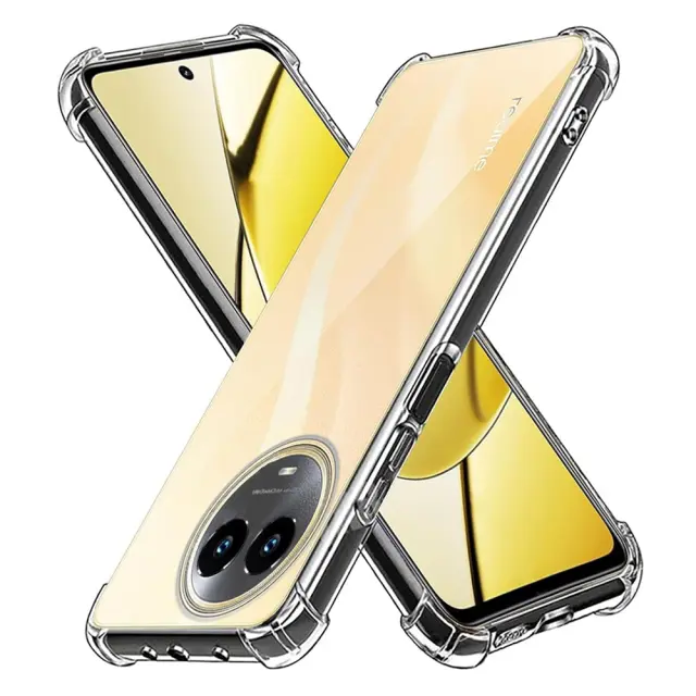 Techsuit - Shockproof Clear Back Cover Σιλικόνης Διάφανη (Realme 11)