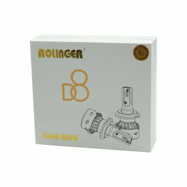 Rolinger D8 Led Can Bus H1 2τμχ