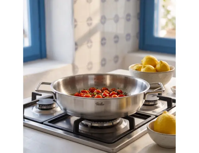 Τηγάνι Fissler Pure Σωτέζα με Δύο Λαβές και Διάμετρο 28 εκ.8638428100