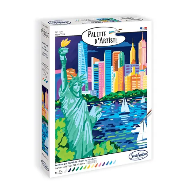 SentoSphere PALETTE D'ARTISTE Paint by Numbers - New York 028-45215