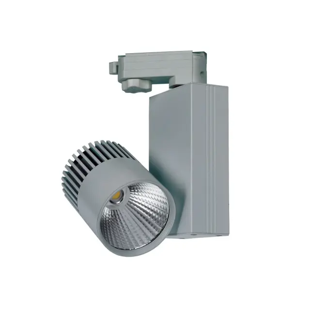 Pette Σποτ ράγας αλουμινίου LED COB 15W 4000K 1.350lm 24° γκρι Γκρί