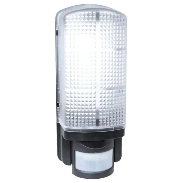 LED Luminaire 6W OUT. PIR IP44 black 2400001 SHADA