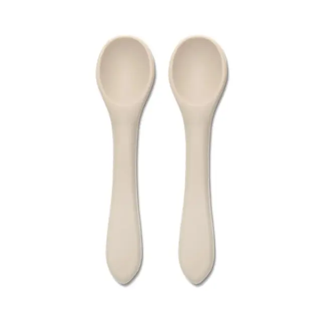Lorelli Κουτάλια Σιλικόνης 2T. Natural Beige 10230690005