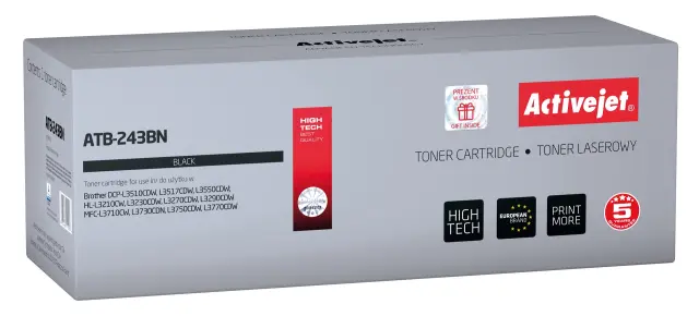 Activejet ATB-243BN Toner (replacement for Brother TN-243BK Supreme 1000 pages black)