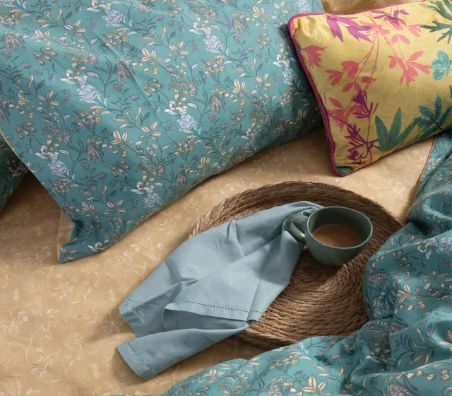 ΣΕΤ ΠΑΠΛΩΜΑΤΟΘΗΚΗ ΜΟΝΗ ODETE 170Χ240 NEF-NEF HOMEWARE GREEN 2