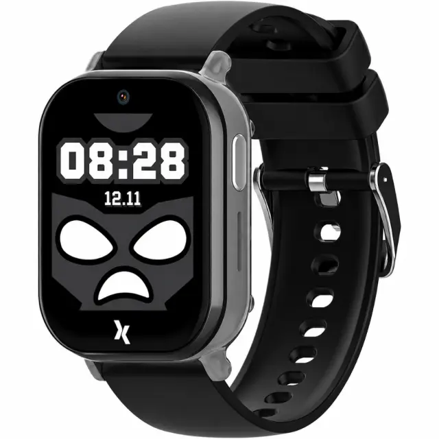 Kids Smartwatch Maxcom FW49 Kiddo 4G 1.52” IPS 670mAh IP67 με 20mm Silicon Band και SOS Button με Δυνατότητα Κλήσεων Μαύρο