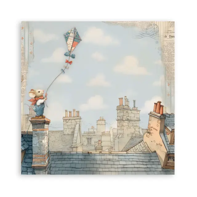Χαρτιά scrapbooking 22τεμ μονής όψης, 20.3×20.3cm Stamperia, Family 3