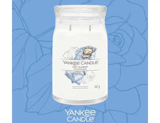 Αρωματικό Κερί Yankee Candle με διάρκεια καύσης έως 80 ώρες και άρωμα Soft Blanket 1701376E 3