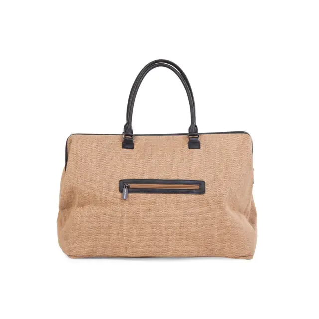 Τσάντα Αλλαγής ChildHome Mommy Bag Large Raffia BR77379 3