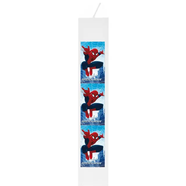 Χειροποίητη Πασχαλινή Λαμπάδα Spider για Αγόρι – Παιδική Λαμπάδα Spider 25cm