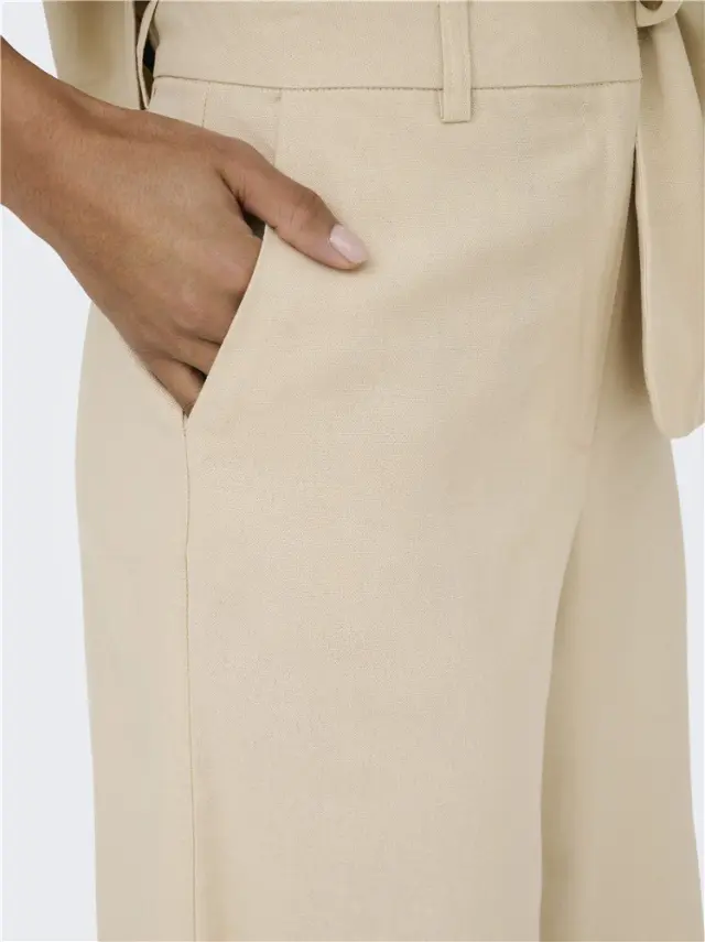 Βερμούδα loose fit, JDYNAOMI LINEN MW BERMUDA, JDY - XS 2