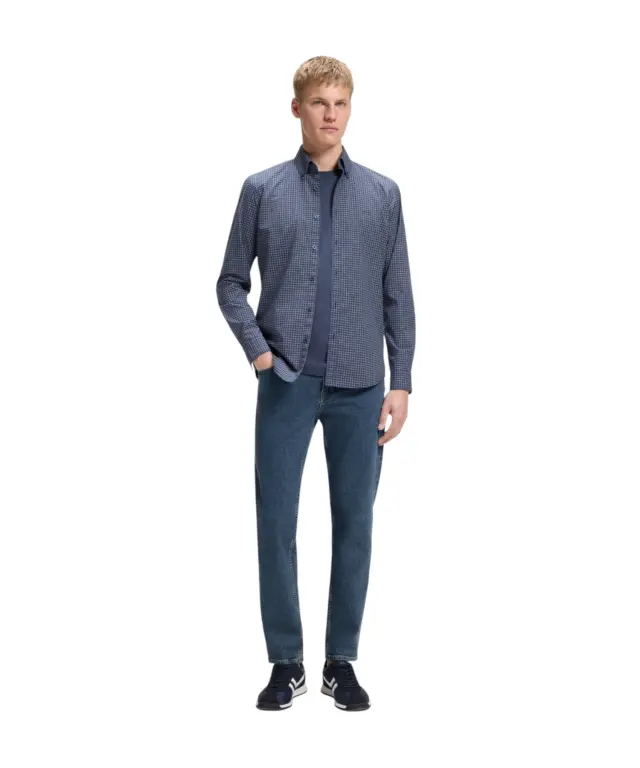 Hugo Boss - Ανδρικό Παντελόνι Τζιν Re Maine Bo Heal 50566053-433 Μπλε 2