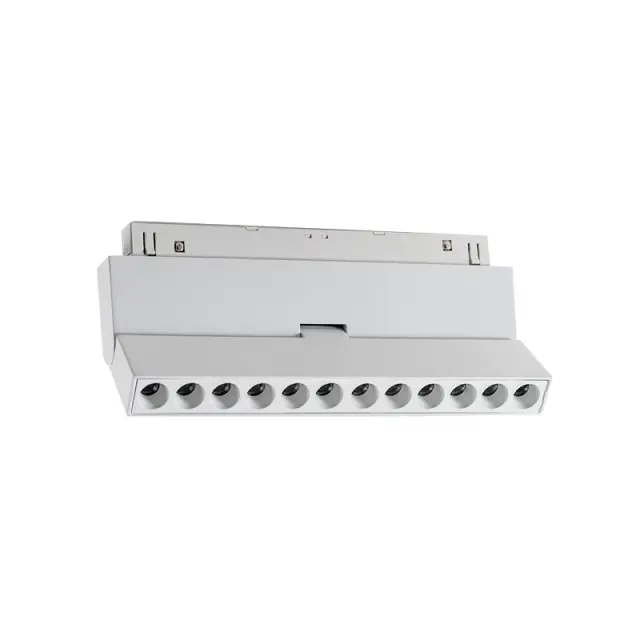 LED ΜΑΓΝΗΤΙΚΟ ΚΙΝΗΤΟ ΓΡΑΜΜΙΚΟ ΦΩΤΙΣΤΙΚΟ 48V DC 12W 3000K 1000LM 24° OSRAM Ra90 L220mm ΛΕΥΚΟ / MEYEM1240W