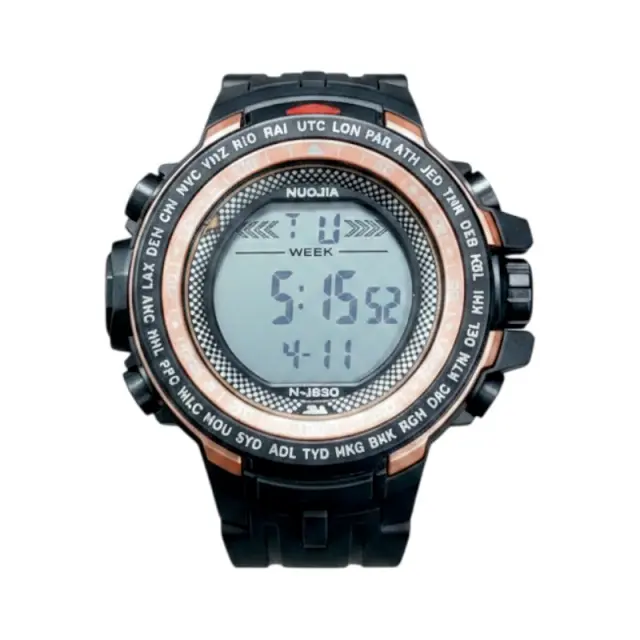 Ψηφιακό ρολόι χειρός - NJ820 - 115182 - Black/Silver