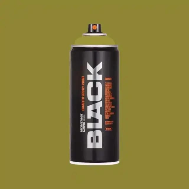 Montana Black Spray Paint 400ml BLK-6625 Boa