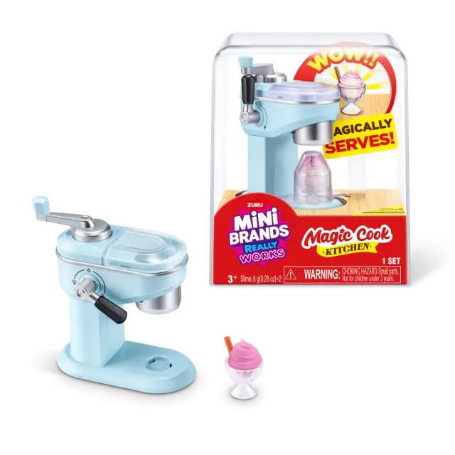 Mini Brands - Magic Cook Kitchen S1 - Ice-Cream Maker - Toys