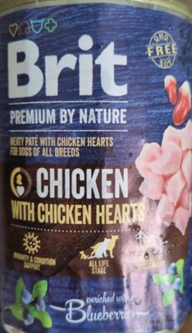 Κονσέρβα Σκύλου Brit Premium By Nature® Chicken with Hearts 400gr