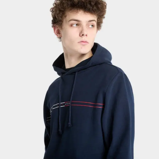 Tommy Hilfiger - Ανδρικό Φούτερ Regular Entry Graphic Hoodie DM0DM20847-C1G Μπλε Σκούρο - 2XL 2