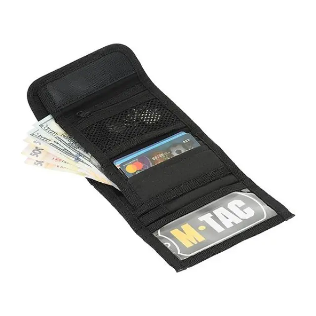 M-Tac Purse With Velcro Elite Gen.II-Πορτοφόλι Multicam/Black - 01-Black-Μαύρο 3