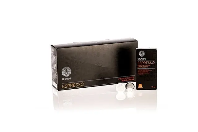 12GODS Espresso Rubia Aristo Κάψουλες Καφέ 10 x 6g