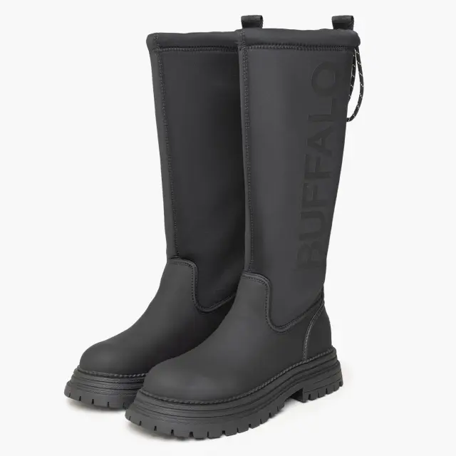 Γυναικείες Μπότες Buffalo Lenox Rain BN1270138-Black Μαύρο - 38 2