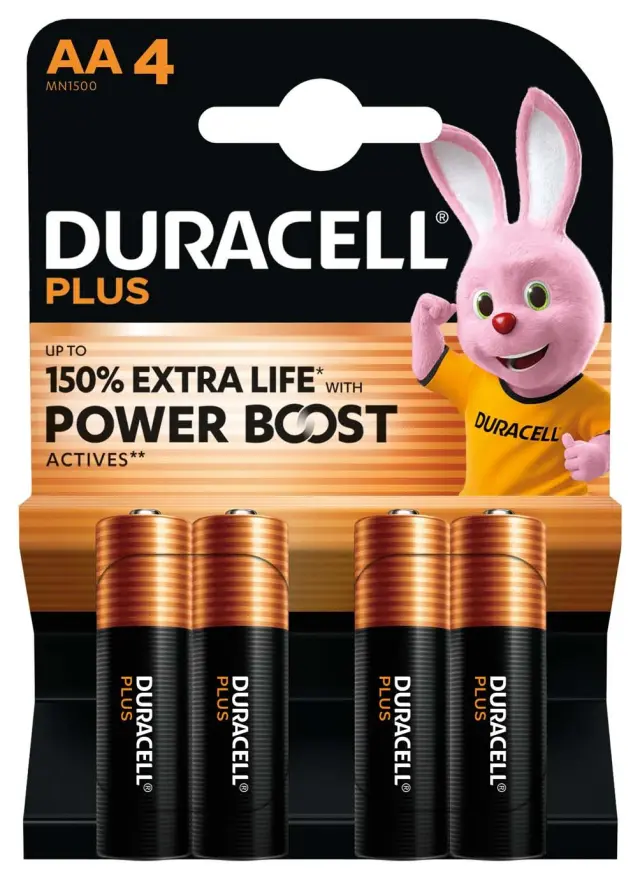 Duracell Plus Power AA αλκαλικές μπαταρίες 1.5V 4τμχ