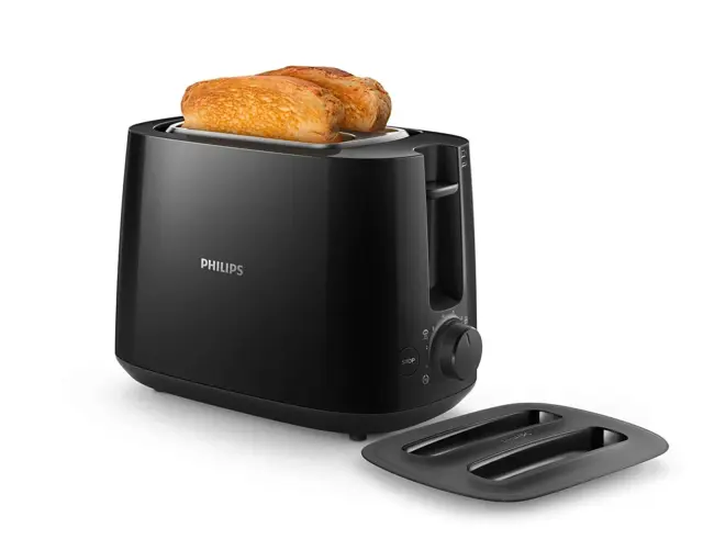 Φρυγανιέρα Philips Daily Collection HD2582/90 με ισχύ 750W και χωρητικότητα 2 φέτες ψωμιού HD2582/90