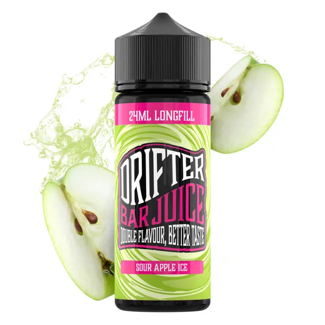 Sour Apple Ice 24ml (120ml) - Drifter Bar Juice Flavorshots