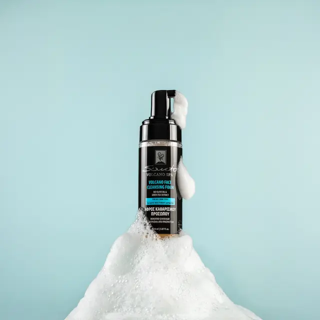 Αφρός Καθαρισμού Προσώπου Santo Volcano 150ml 2