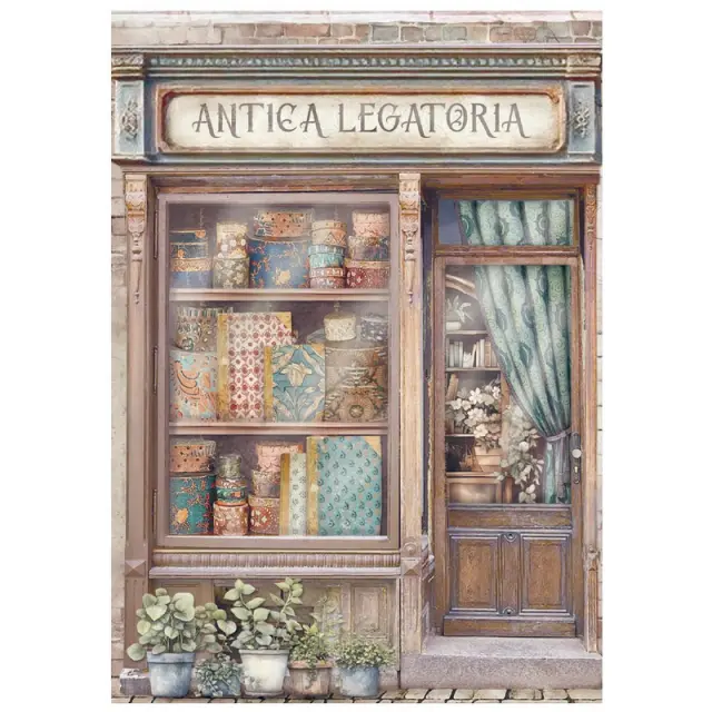 Σετ 8 ριζόχαρτα ντεκουπάζ Stamperia 10.5×14.8cm, Venice City of Art 3