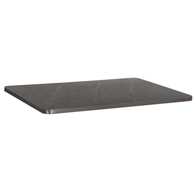 ΕΠΙΦΑΝΕΙΑ ΤΡΑΠΕΖΙΟΥ SINTERED STONE FB96656.05 GREY MARBLE--ΠΛΑΙΣΙΟ ALU ΓΚΡΙ 120x80εκ.