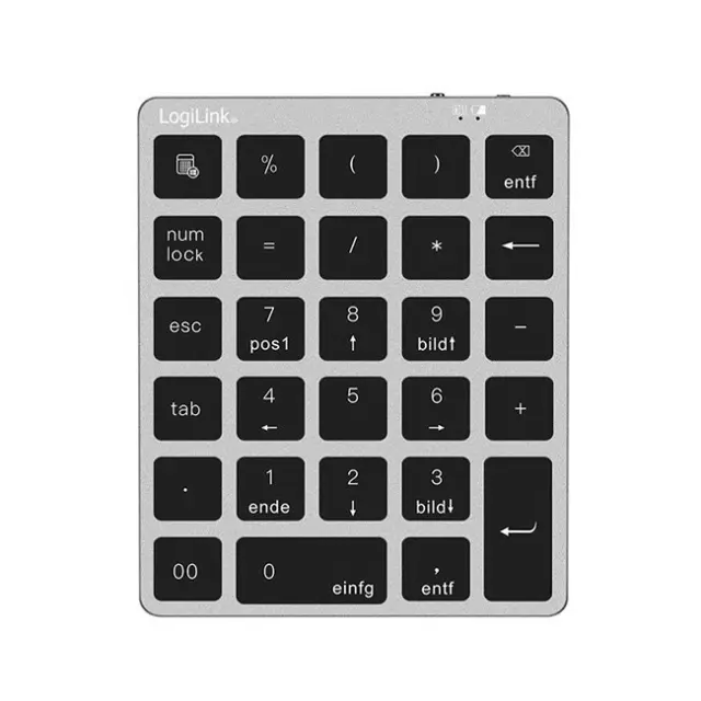 LogiLink Numpad ID0212 BT 5.0 Black (ID0212)