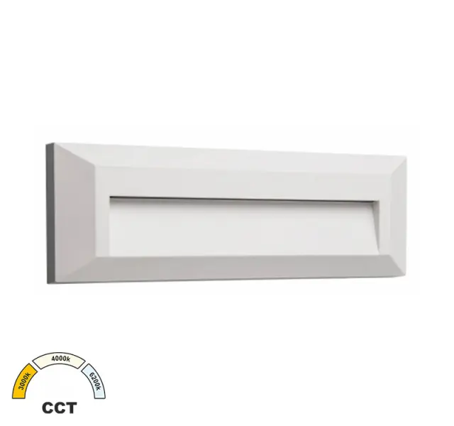 LED ΦΩΤΙΣ.PC ΕΠΙΤΟΙΧΟ ΕΜΜΕΣΟΥ ΟΡΘΟΓΩΝΙΟ 2W CCT IP65 ΛΕΥΚΟ